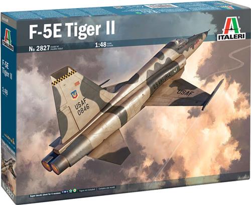 1:48 Italeri 2827 Northrop F-5E Tiger II Plastic Modelbouwpakket