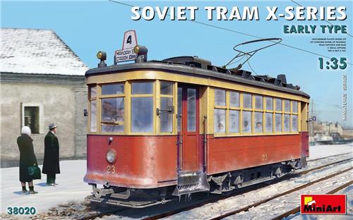 Miniart - Soviet Tram X -series Early Type - Min38020 - modelbouwsets, hobbybouwspeelgoed voor kinderen, modelverf en accessoires