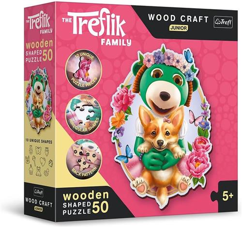 Trefl Trefl - Puzzels - Hout Ambacht Junior - Happy Trefliks / KAZSTUDIO SA De Treflik Familie_FSC Mix 70%.