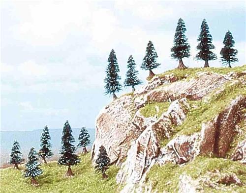 Busch - 12 Tannen 30/50 Mm N/z (Bu6220) - modelbouwsets, hobbybouwspeelgoed voor kinderen, modelverf en accessoires