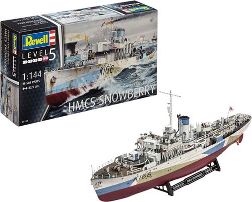 1:144 Revell 05132 Flower Class Corvette - HMCS Snowberry Plastic Modelbouwpakket