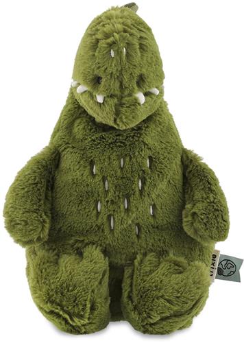 Trixie Knuffeldier Mr. Dino  Zachte Knuffel van Gerecycleerde Materialen  25 cm