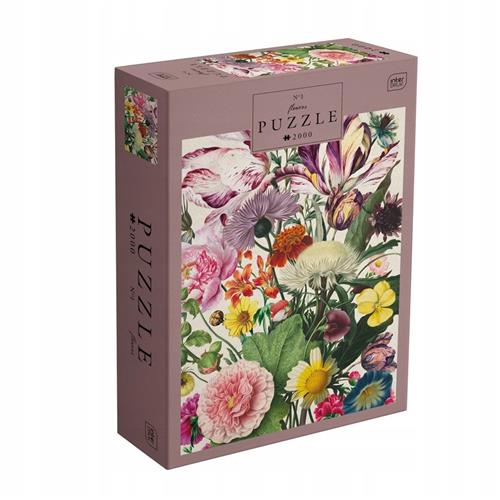 PUZZEL - Interdruk Puzzel Bloemen 2000 stukjes - prachtige natuurlijke decoratie - Puzzle - Geronimo Games - 2000 stukjes