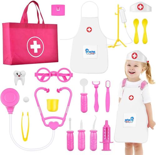 Equivera Dokterset Speelgoed - Doktersset - Speelgoed Doktersset - Dokterskoffer - Rollenspel - Cadeau