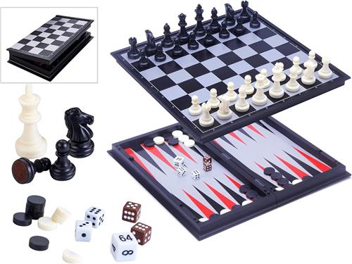 Solacis Magnetisch schaakspel - Magnetisch schaakbord - Reis schaakspel - Schaken - Schaakspel - Must have!