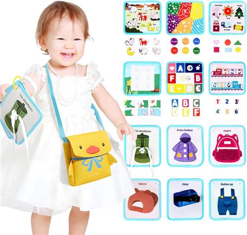 Solacis Speelgoed voor onderweg - Speelgoed voor in de auto - Reisspeelgoed - Speelgoed voor op reis - Autospeelgoed onderweg - Must have voor op reis!