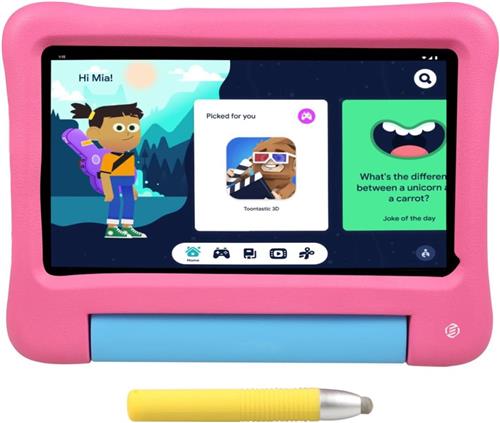Equivera Kindertablet - Tablet voor Kinderen - Educatieve Tablet - Spelletjes - Ouderlijk Toezicht