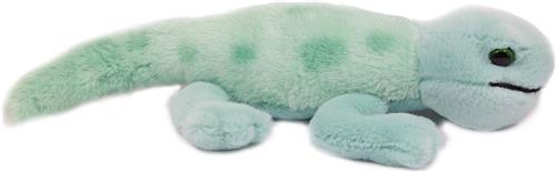 PIA Soft Toys - Pluche knuffeldier Gekko groen - 28 cm