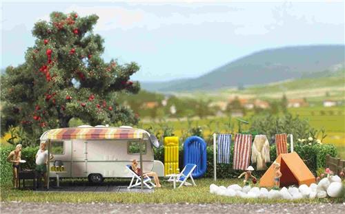 Busch - Wohnwagen H0 (Bu6023) - modelbouwsets, hobbybouwspeelgoed voor kinderen, modelverf en accessoires