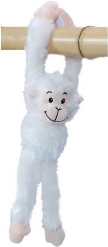Hang Aap Wit 30 cm (totale lengte 39 cm) - Knuffeldier