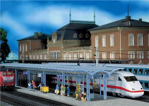 Faller - 2 ICE-perrons - modelbouwsets, hobbybouwspeelgoed voor kinderen, modelverf en accessoires