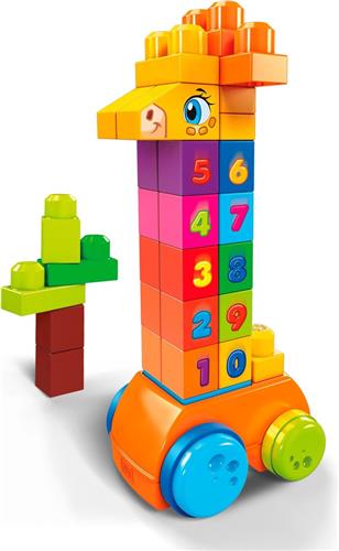 Mega Bloks Giraffe  1-2-3 Tellen Maar - Constructiespeelgoed
