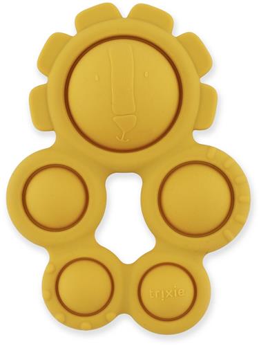 Trixie Siliconen Pop-It Speelgoed Mr. Lion  Sensorisch Babyspeelgoed vanaf de Geboorte (0m+)