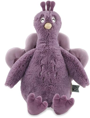Trixie Knuffeldier Mrs. Peacock  Zachte Knuffel van Gerecycleerde Materialen  25 cm