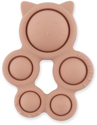 Trixie Siliconen Pop-It Speelgoed Mrs. Cat  Sensorisch Babyspeelgoed vanaf de Geboorte (0m+)