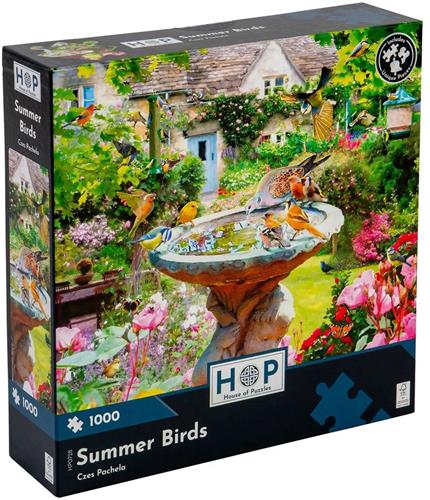 House of Puzzles legpuzzel Summer Birds - 1000 stukjes puzzel volwassenen.