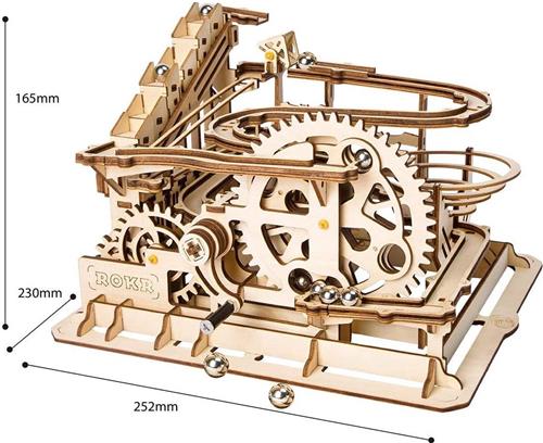 Houten 3D puzzel voor volwassenen | Glijbaan | Mechanisch | Vrije tijd | Ontspanning | Tot rust komen | Robotime | Model bouwpakket