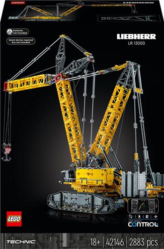 LEGO Technic Liebherr Rupsbandkraan LR 13000 Kraan met Afstandsbediening voor Volwassenen - 42146