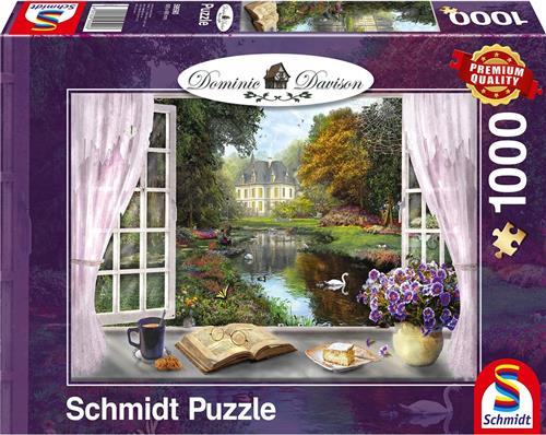 Schmidt Uitzicht op de Kasteeltuinen, 1000 stukjes - Puzzel - 12+