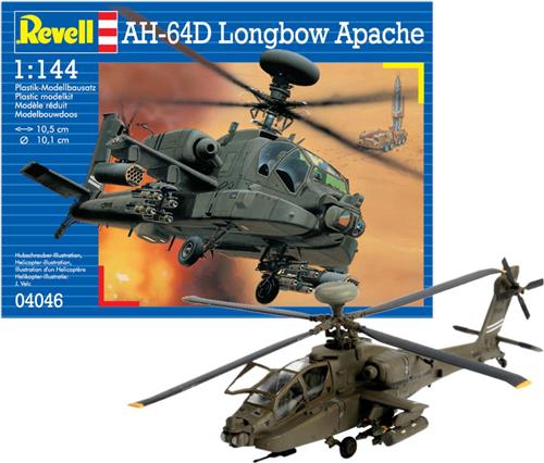 1:144 Revell 04046 AH-64D Longbow Apache Plastic Modelbouwpakket