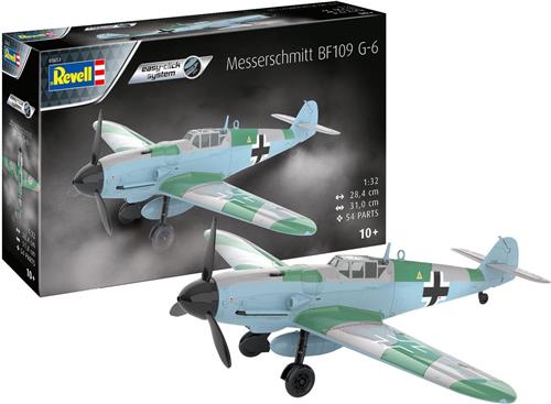 1:32 Revell 63653 Messerschmitt Bf109G-6 - Easy click system - Model Set Plastic Modelbouwpakket