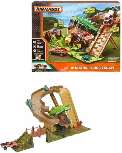 Mattel Speelset Matchbox Mission: Croc Escape