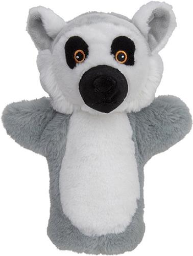 Pluche dieren handpop maki aap 22 cm - Apen knuffels