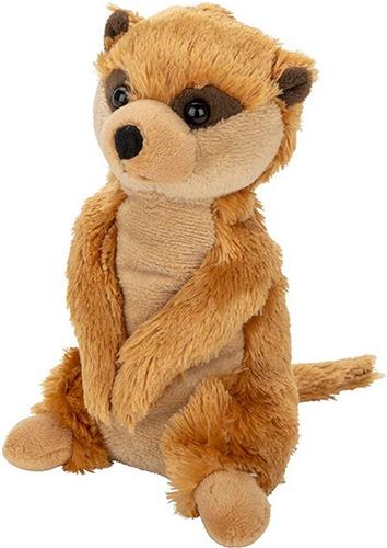 Pluche knuffel Stokstaartje van 17 cm - Dieren knuffelbeesten voor kinderen of decoratie