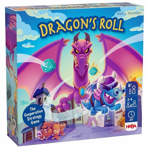 Haba spel Dobbeldraken - Het coÃ¶peratieve dobbelspel vol spanning - 8 jaar +