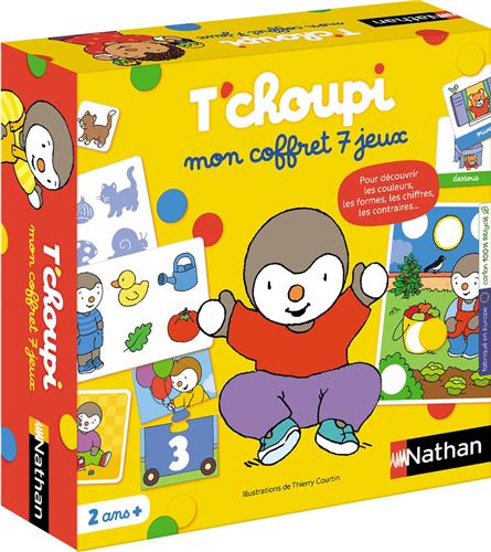 Nathan T'Choupi mon Coffret 7 Jeux Frans
