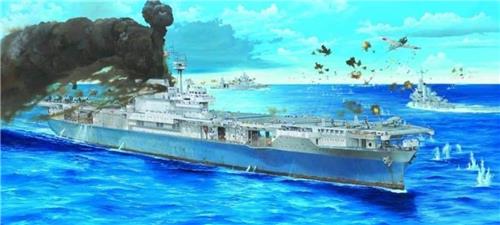 Trumpeter Modelbouwpakket Schepen - 03711 USS Yorktown CV-5 WWII - Yorktown-klasse - Amerikaans Vliegdekschip Plastic - 1:200 - Modelbouw