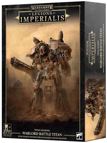 Warlord Titan with Volkite Destructor and macro gatling blaster (Warhammer nieuw)