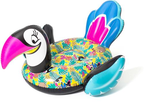 Bestway Opblaasfiguur Toekan - Zwembad Speelgoed - met 2 Handvaten - Stevig PVC - Max. 90KG - Minnie Mouse Print - Meerkleurig
