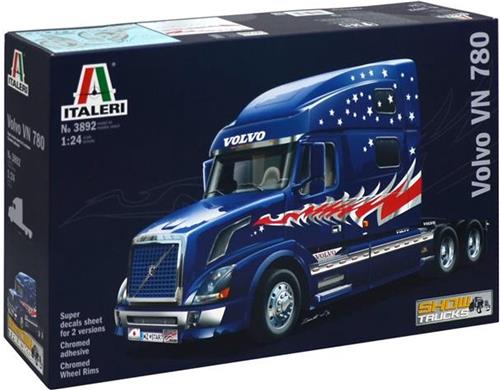 1:24 Italeri 3892 Volvo VN 780 Plastic Modelbouwpakket