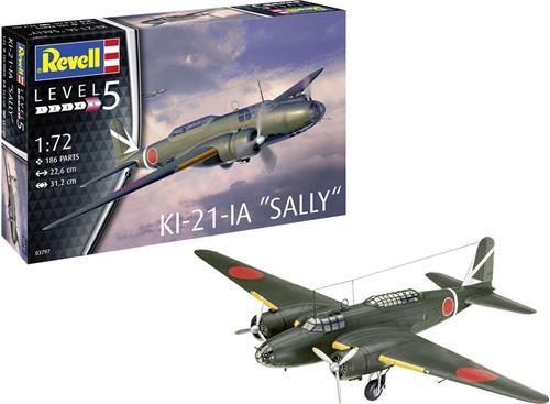 1:72 Revell 03797 Mitsubishi Ki-21-la Sally Plastic Modelbouwpakket