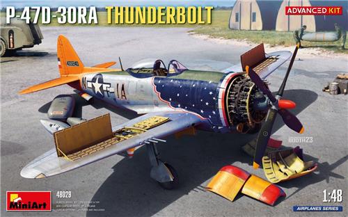 1:48 MiniArt 48029 P-47D-30RA Thunderbolt Vliegtuig Plastic Modelbouwpakket