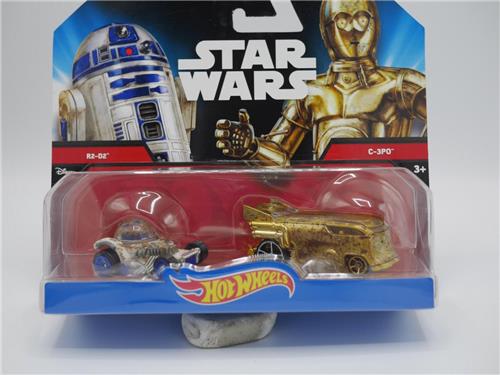 2 Star wars auto's r2d2 en C-3po.