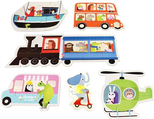 Rex London Transport puzzel - 6 stuks 6 stuks