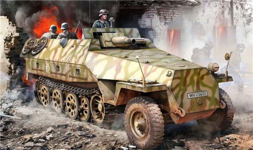 Dragon Modelbouwpakket Militaire voertuigen - 6516 Sd.Kfz.251/9 Ausf.D met 7,5 cm Kanone 37 WWII - Duits Pantserinfanterievoertuig Plastic - 1:35 - Modelbouw