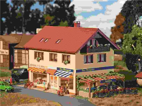 Faller Slagerij/ Bakkerij Modelbouwdecoratie