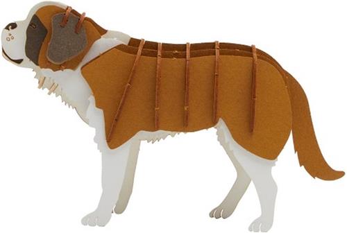 Papiermodel Sint-Bernard Hond