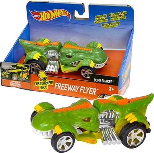 Hot Wheels Bone Shaker Freeway Flyer - Met lichteffecten - 13 x 18 cm groot