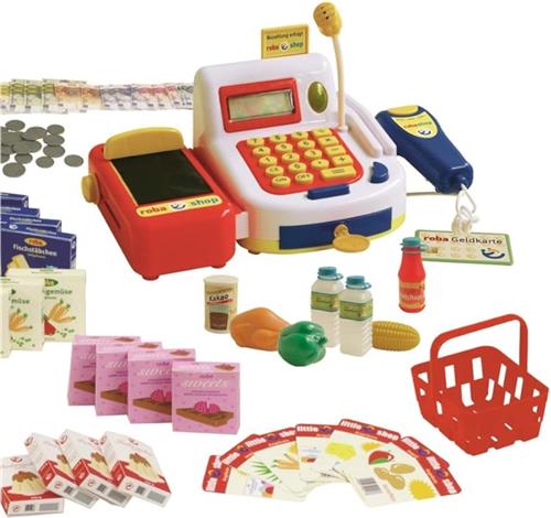 Equivera Speelgoed Kassa - Speelgoedkassa - Met Accessoires - Speelgoed Winkeltje - Speelgoedwinkel