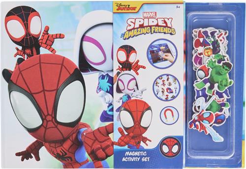 Spiderman Magnetisch Kleurboek - Activiteiten Boek - Magnetisch & Duurzaam Spel - Magnetic Games - Creatief Speelgoed van Spidey / Spiderman - Cadeau voor Jongens & Meisjes - 3 tot 6 jaar - Magnetisch Kleurboek / Kleurplaat / Fantasie Speelgoed