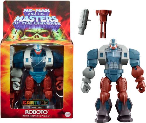 Mattel Masters of the Universe Origins Deluxe Action Figure Cartoon Collection: Roboto 14 cm Action Figuur