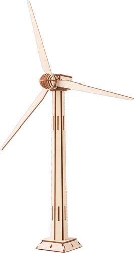 Bouwpakket 3D Puzzel Windturbine- hout