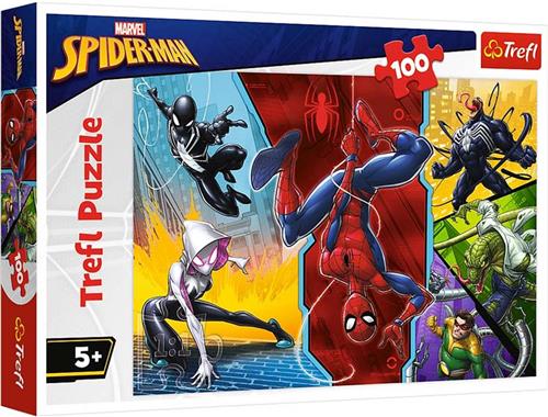 Spiderman Puzzel - 100 puzzel stukjes - leeftijd vanaf 5 jaar