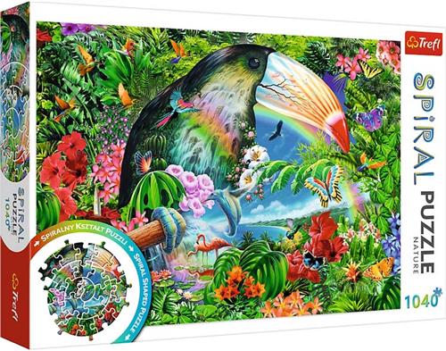 Trefl Trefl 1040SP - Spiraalvormige puzzel - Tropische dieren