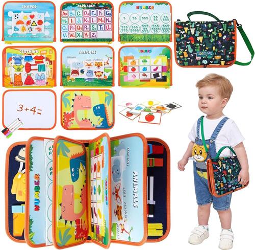 Solacis Speelgoed voor onderweg - Speelgoed voor in de auto - Reisspeelgoed - Speelgoed voor op reis - Autospeelgoed onderweg - Must have voor op reis!