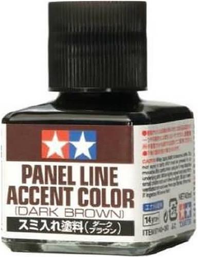 Tamiya 87140 Panel Line Accent Color - Dark Brown - 40ml Effecten potje